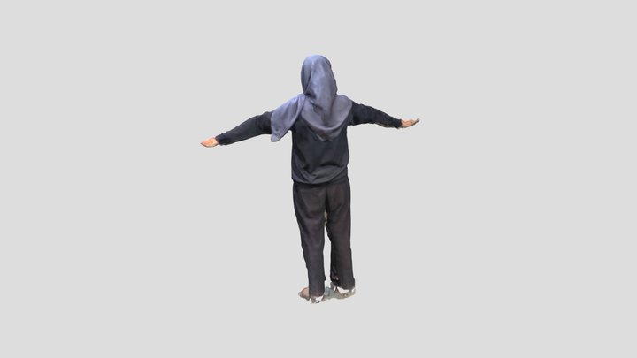 T pose 3D Model