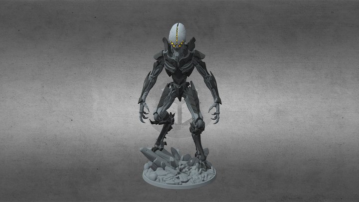 Alien Mecha 3D Model