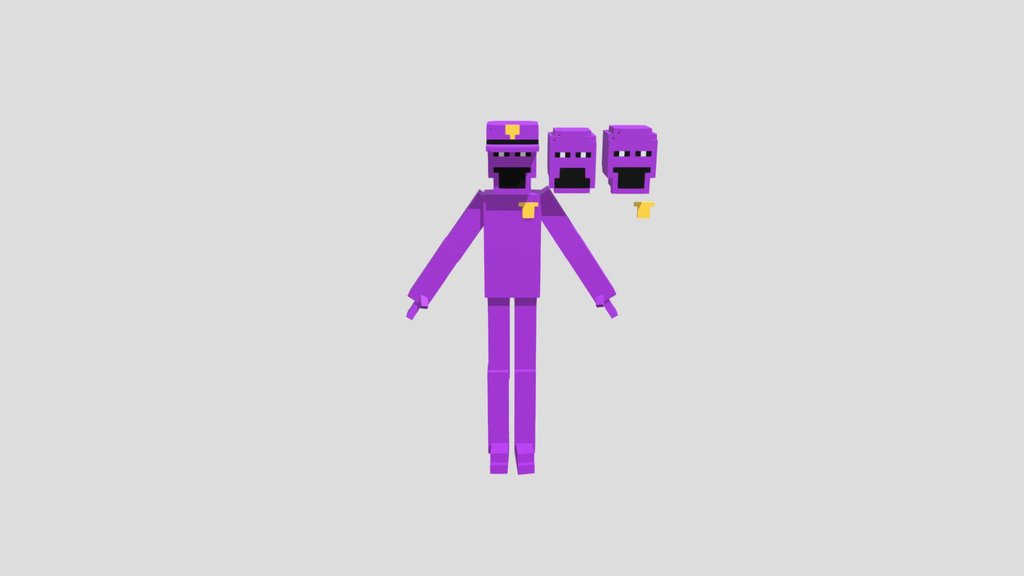 Pixel purple Guy rig BY NekoFox