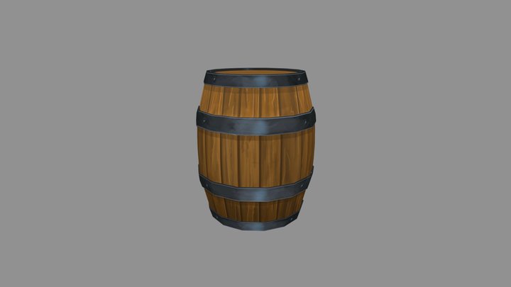Barrel 3D Model