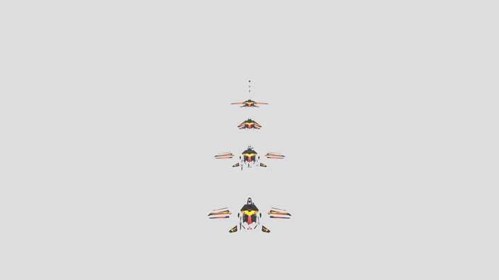 VTOL VR EF-24G | VX-17 'Pheonix' CAG 3D Model