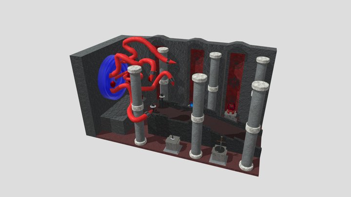 Treasure Room Diorama 3D Model