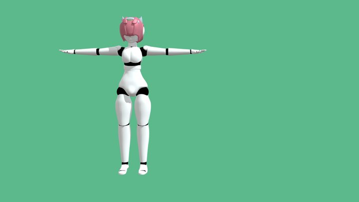 Ragdoll from (Daibadi shamrock action figure) 3D Model