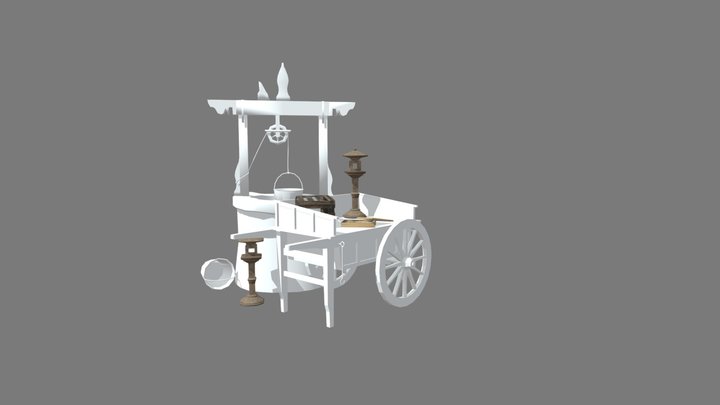 Forest Loner - Model 2 More Detailed Props 3D Model