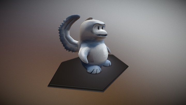 Penguin Adventure Konami FANART 3D Model