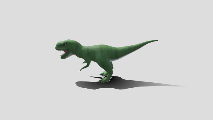 Journey man Dino 3D Model