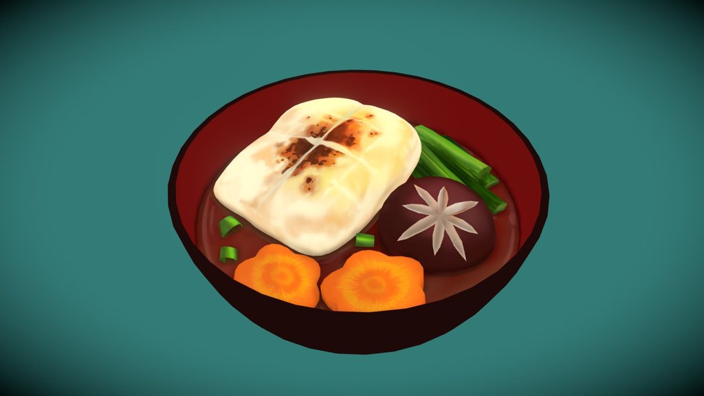 Mochi soup / Ozoni