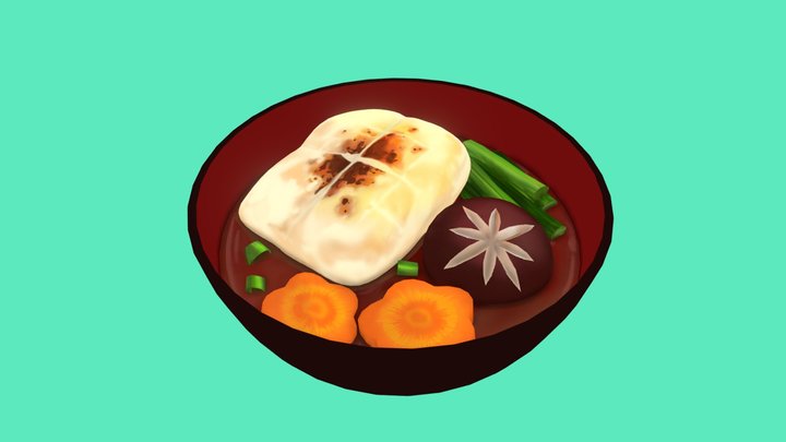 Mochi soup / Ozoni 3D Model