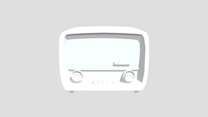 Old Radio 3D Model