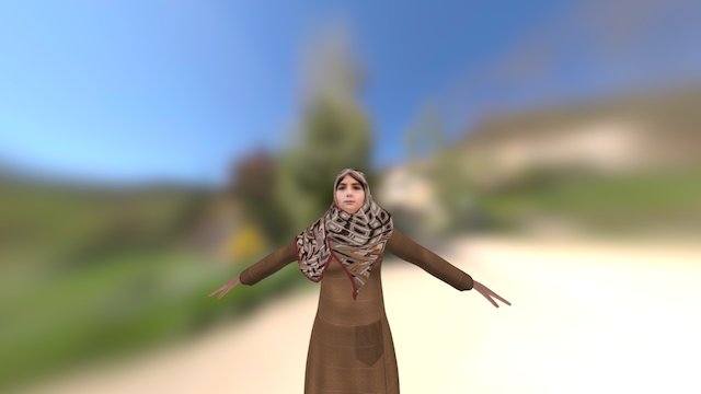 Woman Arabian 3D Model