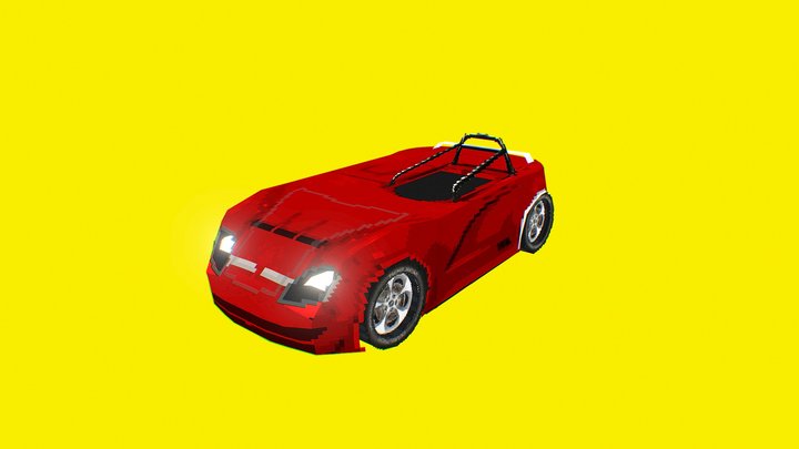 (UNFINISHED) Motorstorm Monarch Vestige-R Demake 3D Model