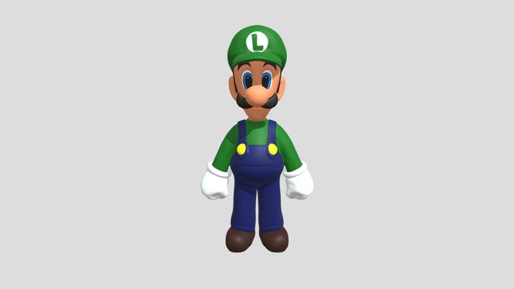 Luigi (16mb edit) 3D Model
