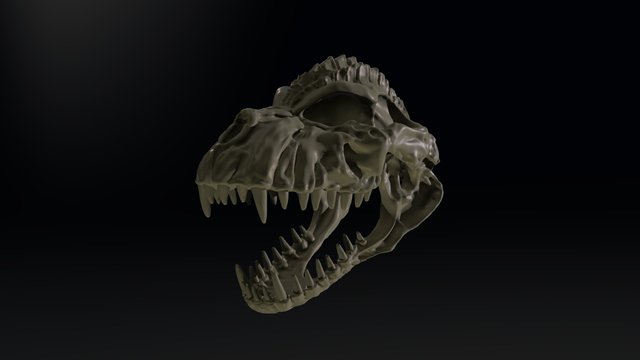 Gojira Skull 3D Model
