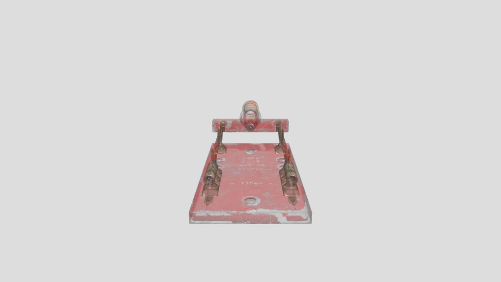 Advanced Two Blade Knife Switch Red