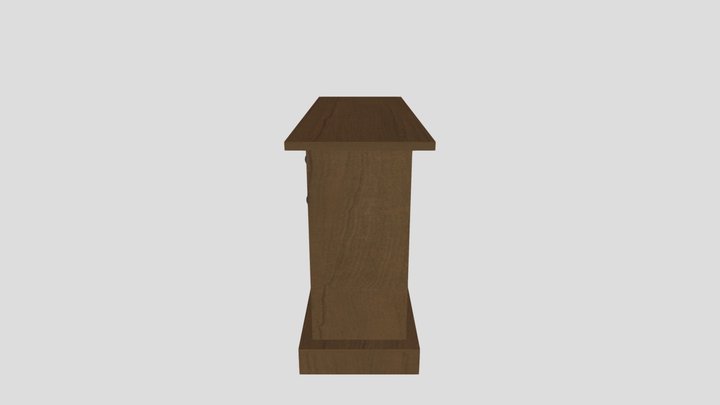 Study Table for any student room 3D Model