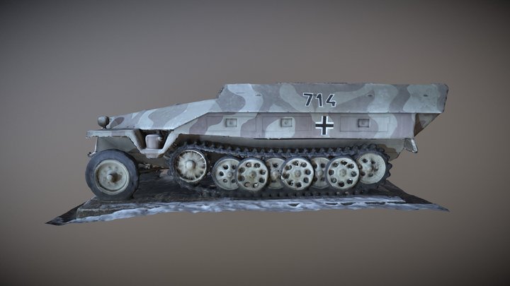SdKfz 251 3D Model