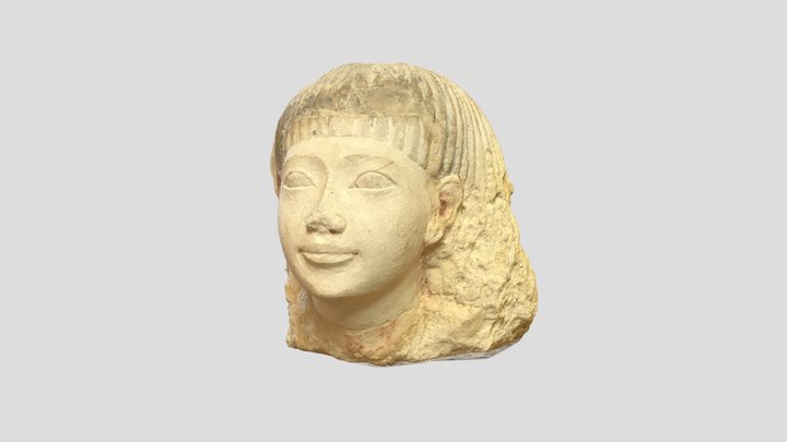 Egyptian noble head 3D Model