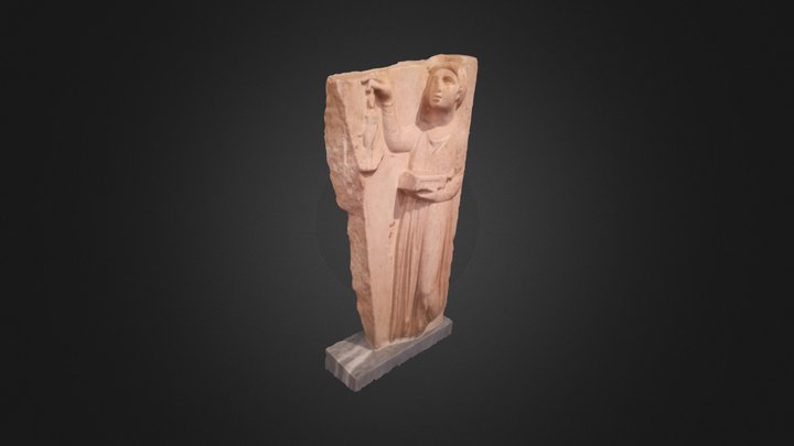 Fragment of a grave stele 3D Model