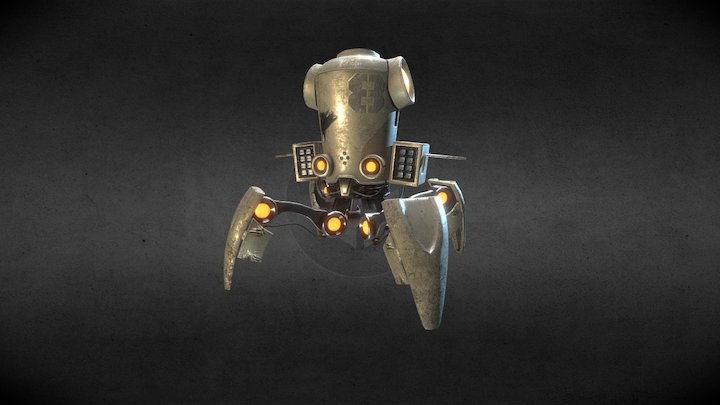 Military bot 3D Model
