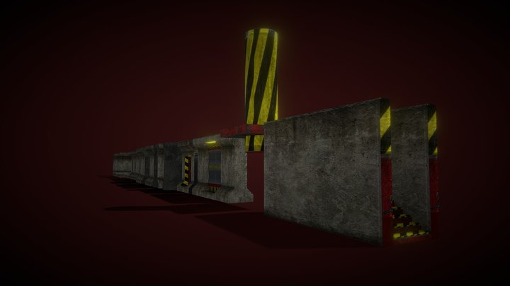 Bunker Models 3D Model