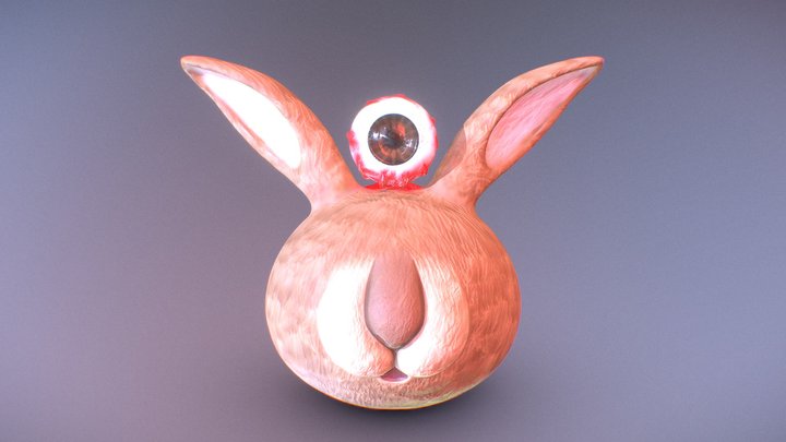 One Eye Rabbit 3D Model