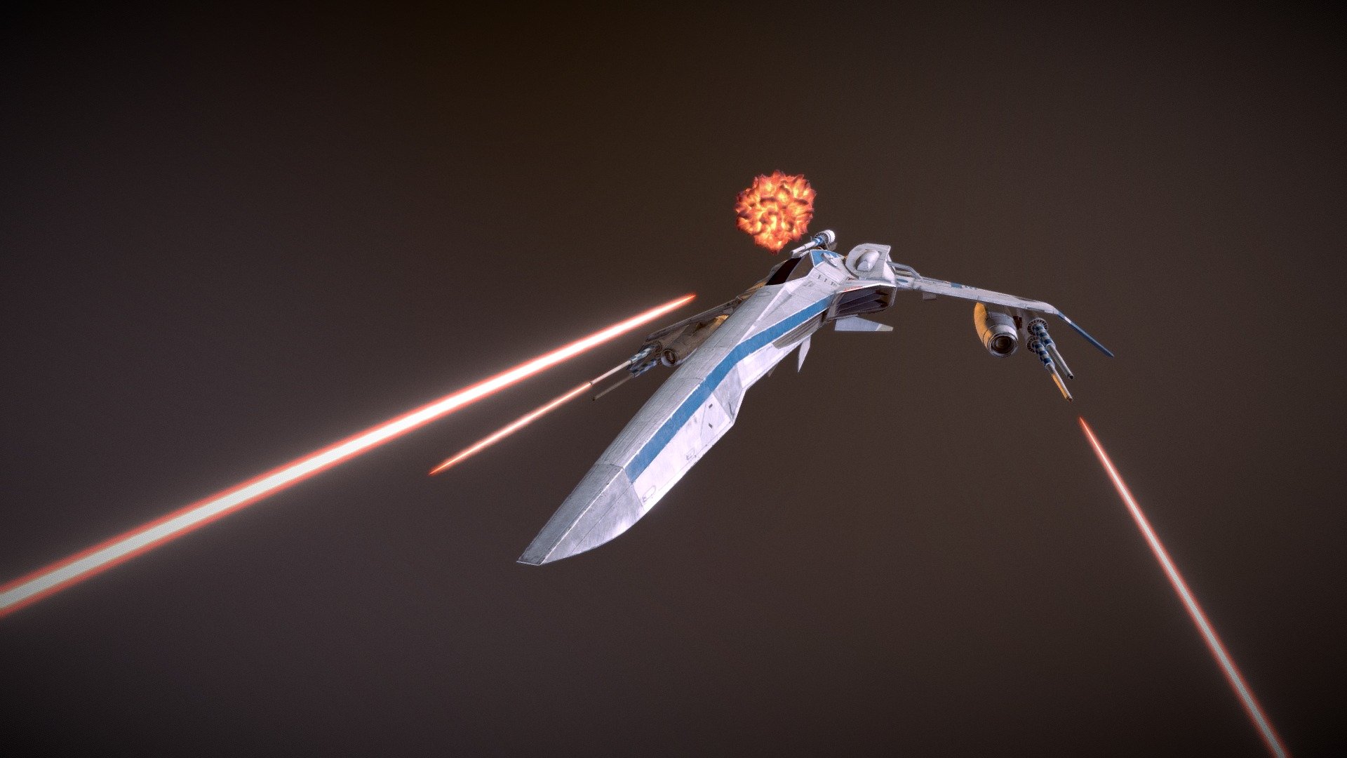 E-wing S-Foil deployed