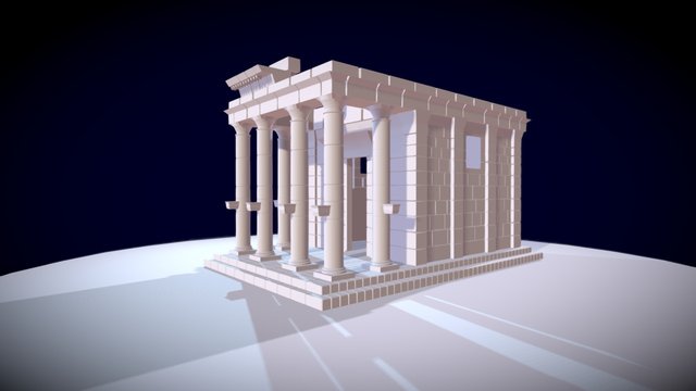 Temple Of Baalshamin 3D Model