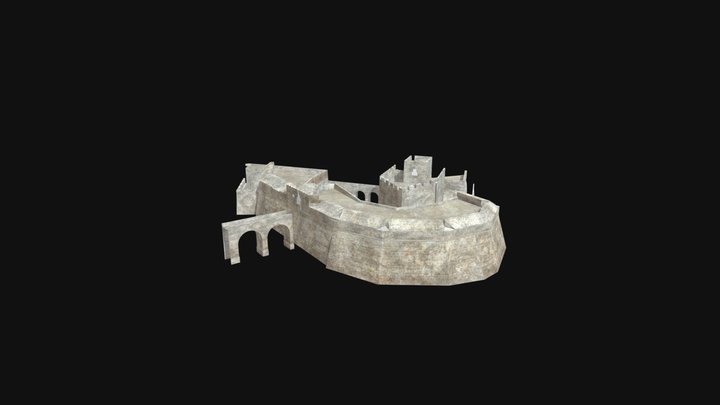 Medieval city of Rhodes: Provence Gate 3D Model