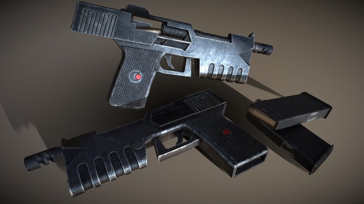 Dead Space Divet Pistol 3D Model