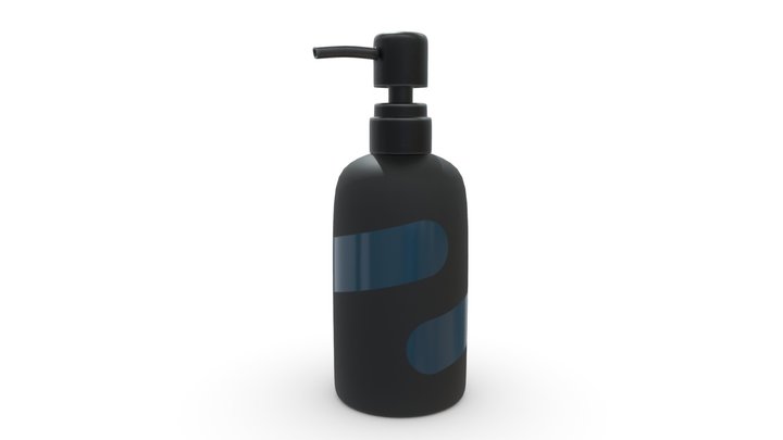 Soap bottle 3D Model