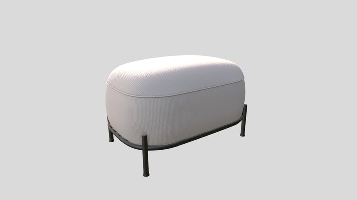 Chairs Puf Sklum Omba 3D Model