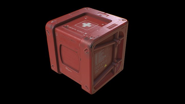 Sci-Fi Medical Box 3D Model