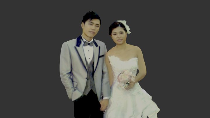 Me & Fai Prewedding photo 3D Model