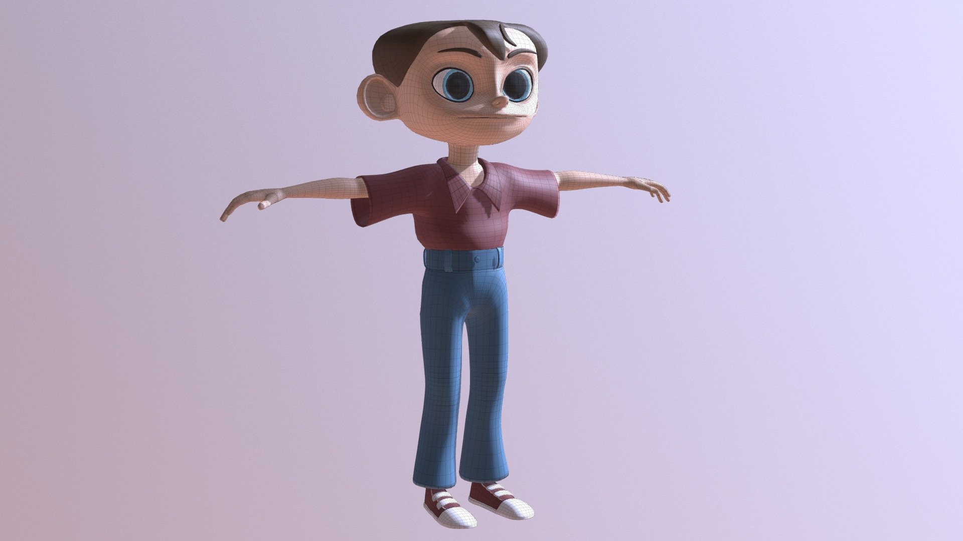 Richard Model - A maya rig in progress - 3D model by rashiptrikha ...