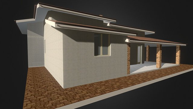 Single level villas 3D Model