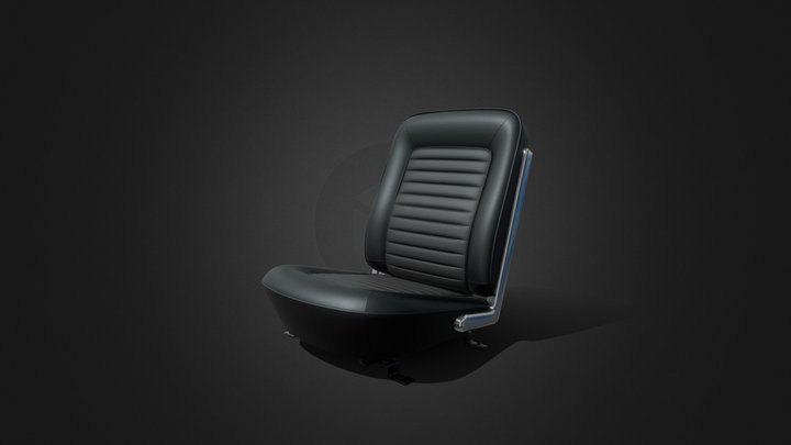 Muscle car seat 3D Model