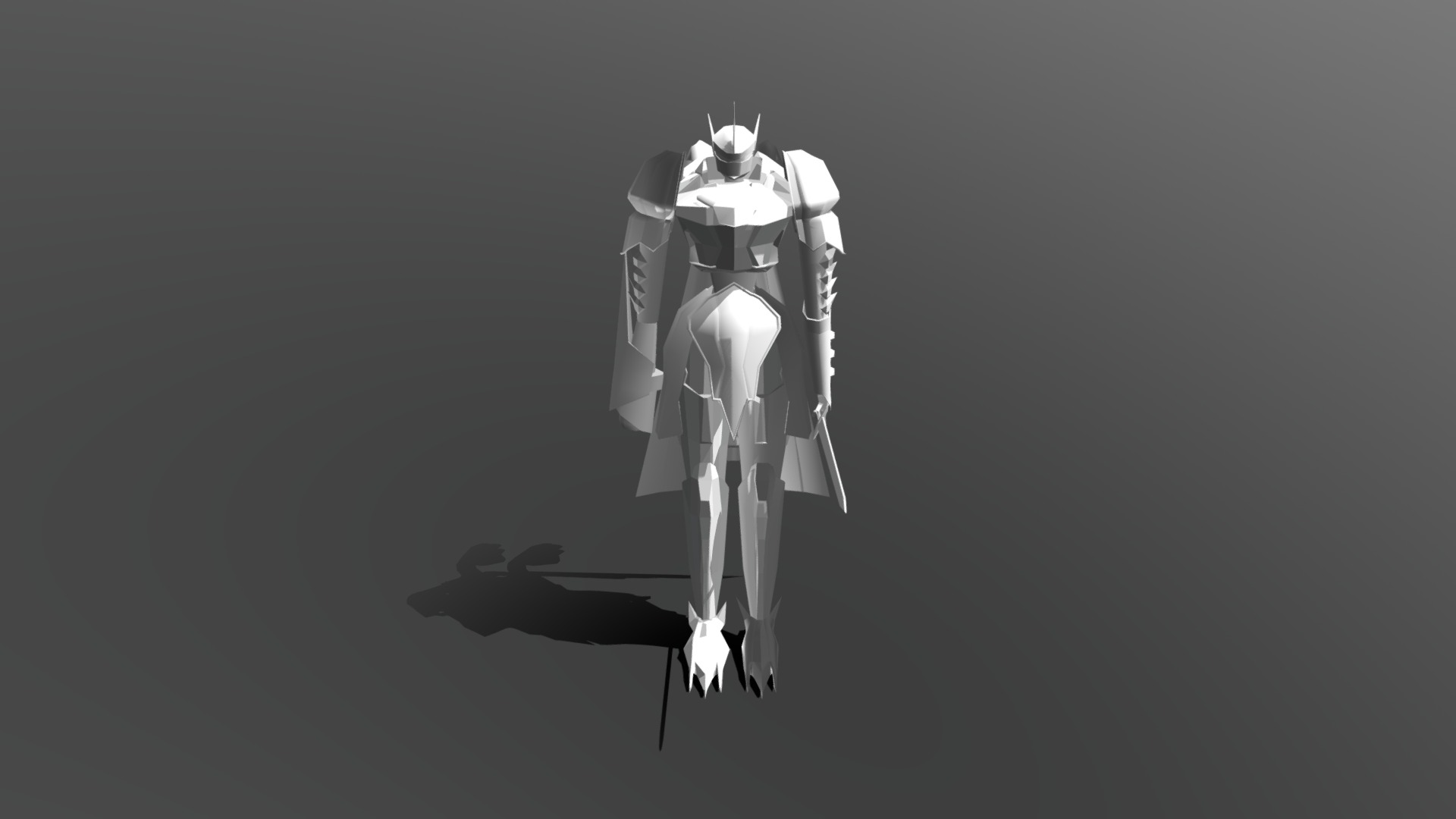 Mech with cape - 3D model by K Kang (@aruniel) [631e7b9] - Sketchfab