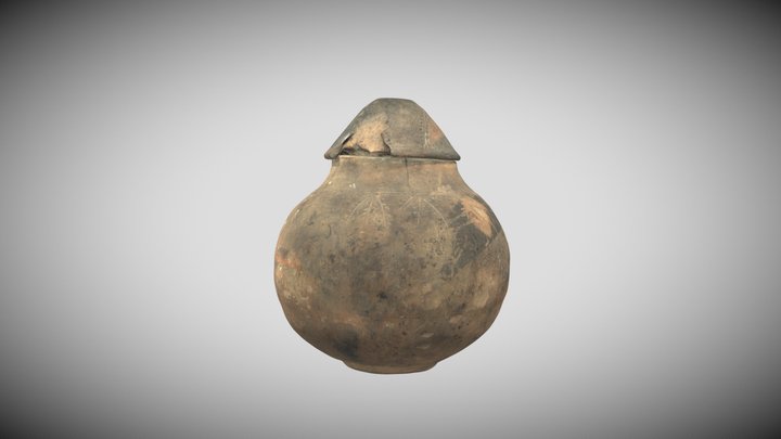 Popielnica z wczesnej fazy epoki żelaza 3D Model