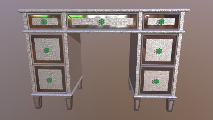 Sofia Dressing Table 3D Model