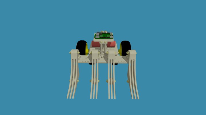 Montagem Robô de Sumo Mobkits 3D Model