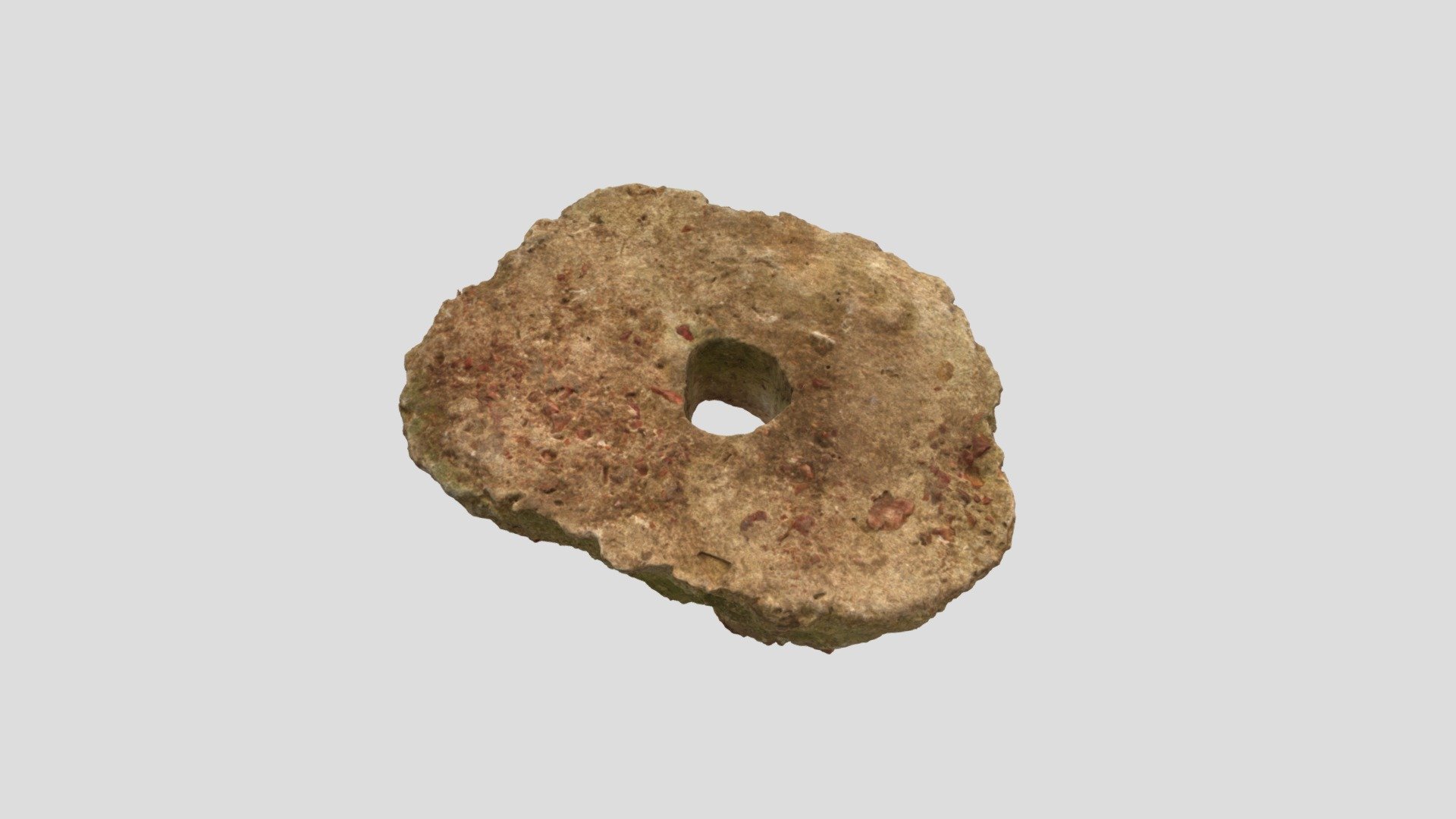 Millstone found near Georges Mill, Fluvanna Co