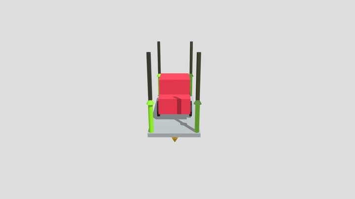 Elevador de Carros 3D Model