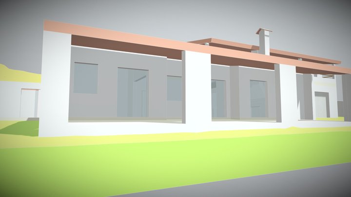Cala e'Moru Villa 3D Model