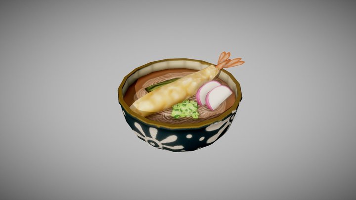 年越し蕎麦　Toshikoshi SOBA 3D Model