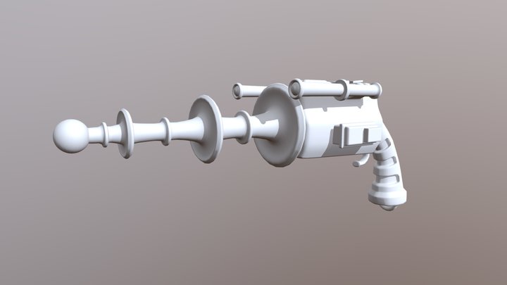 Ray Gun Model 3D Model