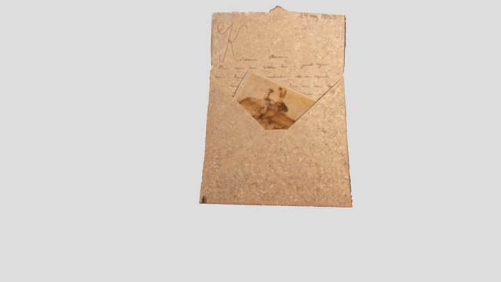 Brev till VT, utan texturer men får duga? 3D Model