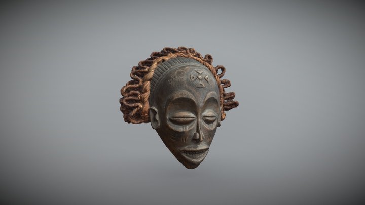 Namibian Mask 3D Model
