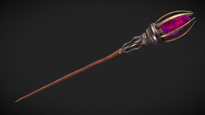 DEADHUNTERS - Staff Tier 3 3D Model