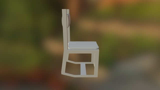 Dorm Chair 3D Model