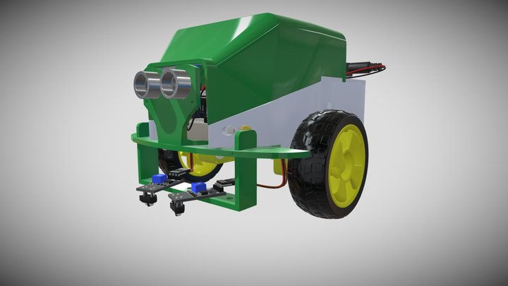 Robo Seguidor de Linha – Kostenloses 3D-Modell STL